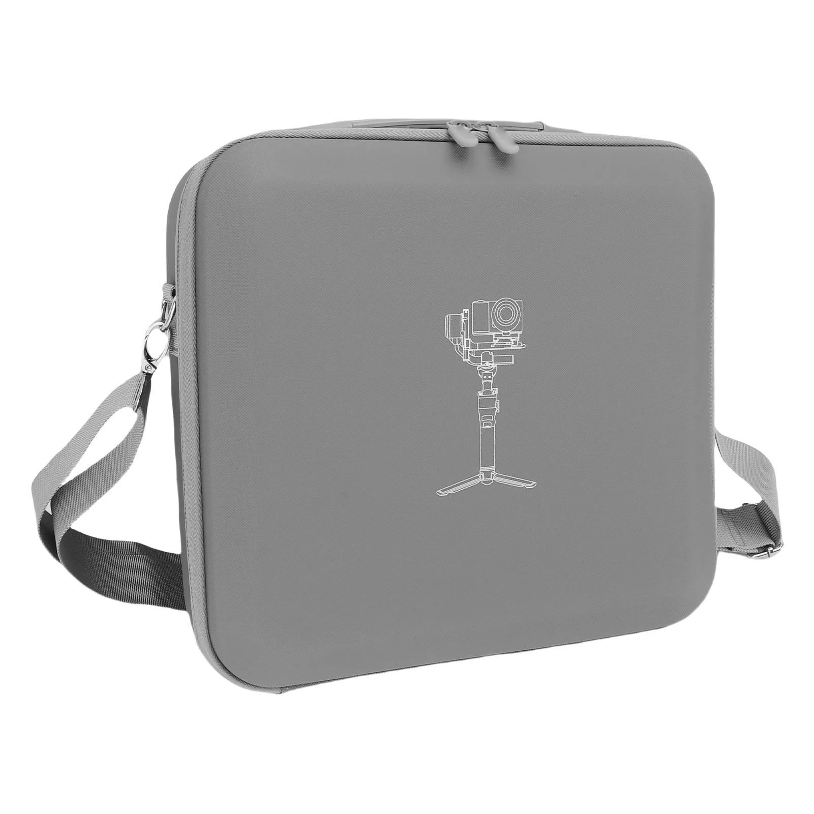 Camera Stabiliser Carrying Case PU Polyurethane  Shockproof Camera Stabiliser Case Retractable Carrying Strap for Outdoor