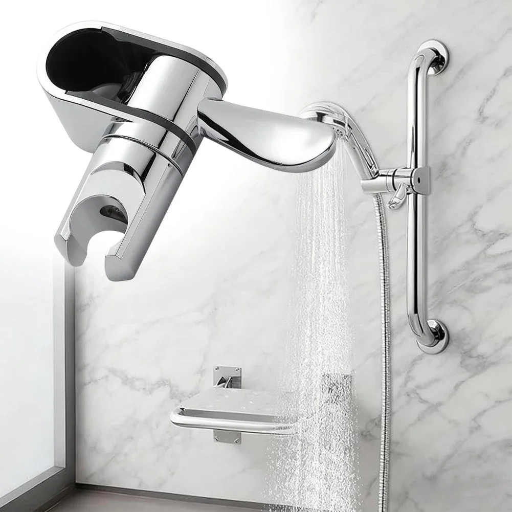 ABS Constructed Shower Head Mount With 360 Degree Swivel Functionality For Standard 32 Mm Shower Rod Applications