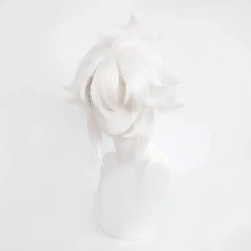 

zizi 2025 L-email Synthetic Hair Game Zenless Zone Zero Soijkaku Cosplay Wigs 35cm Short White Color Heat Resistant Wig