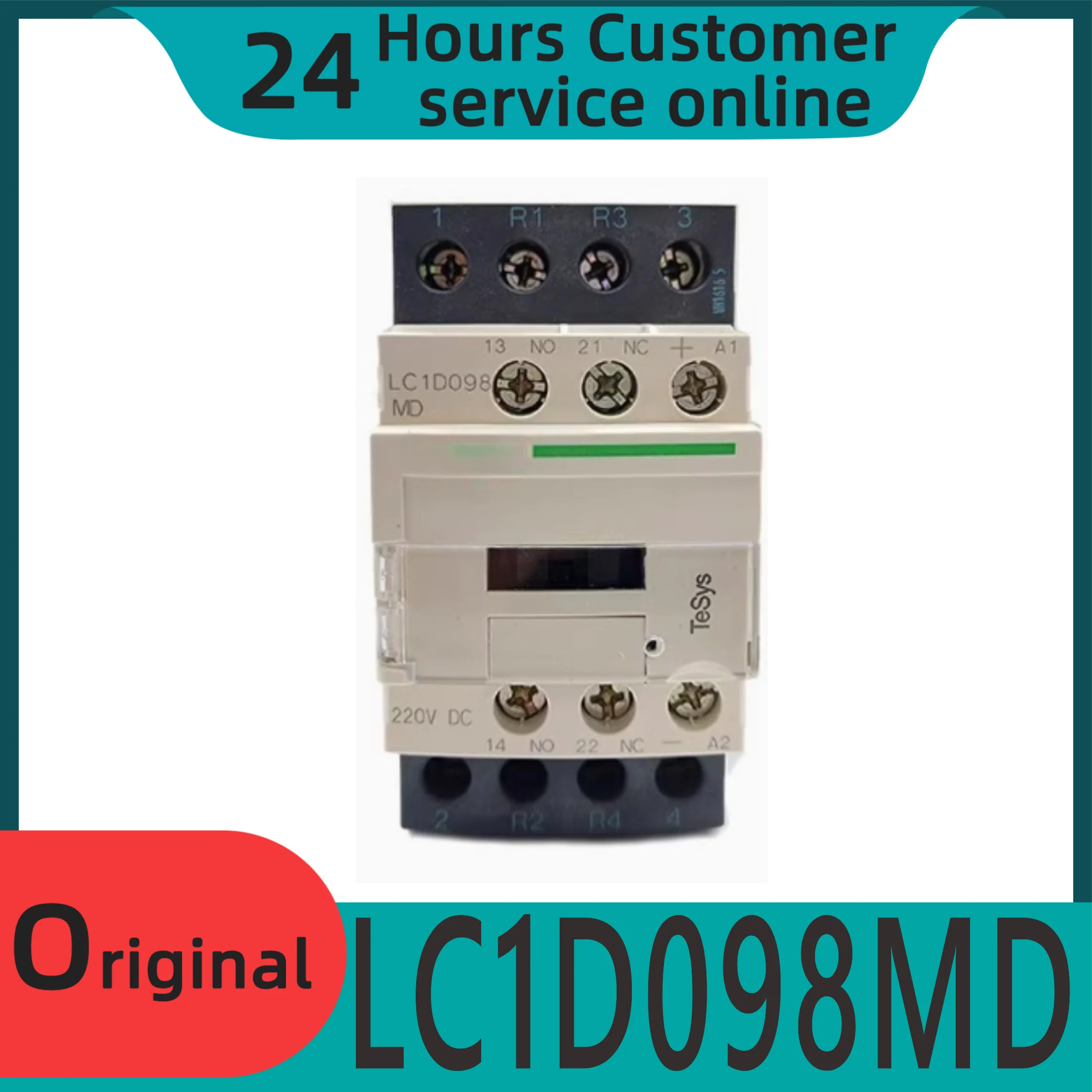 

New original DC contactor LC1D098MD four stage LC1D098VDC coil voltage 220V