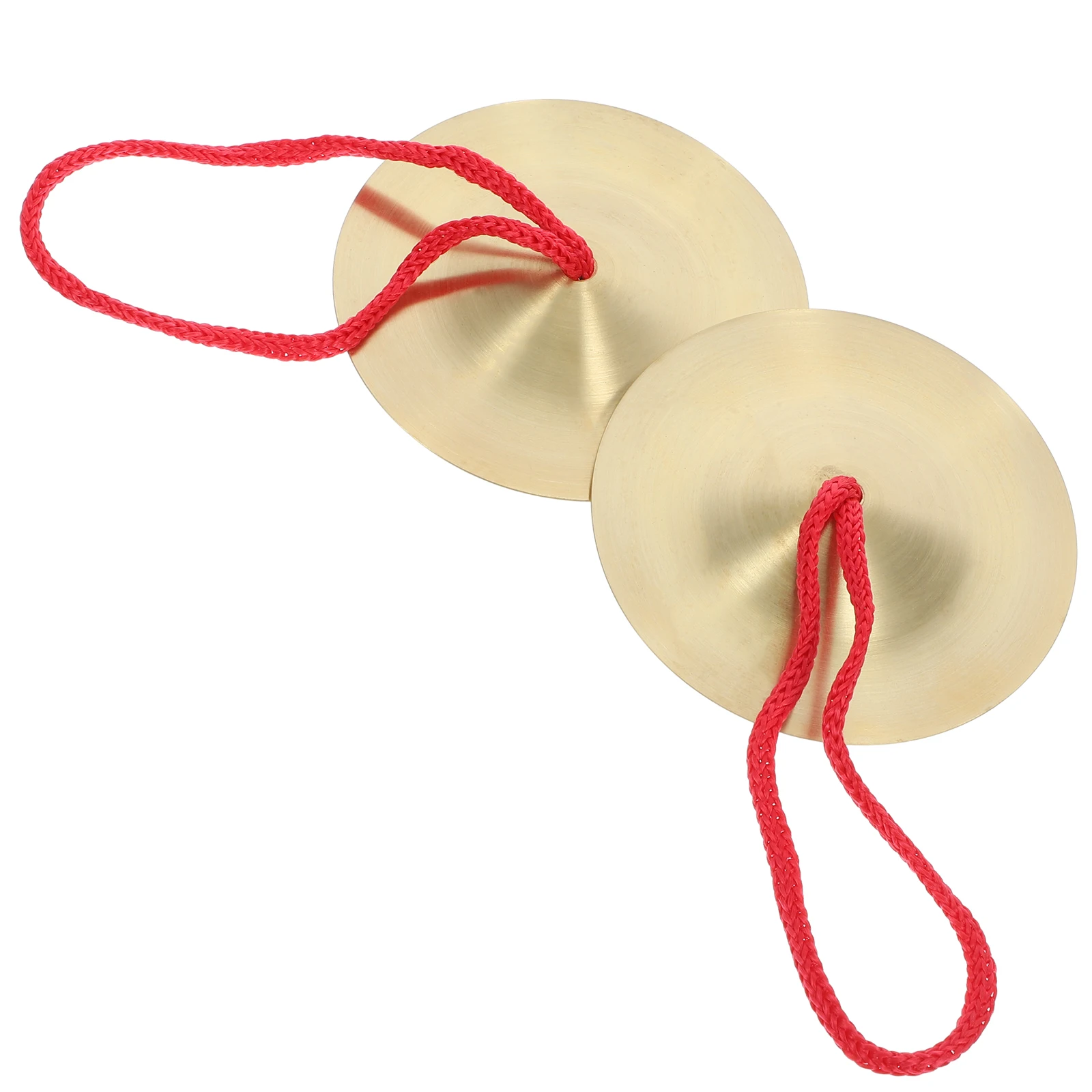 

Finger Cymbals 9cm Alloy Musical Instruments Durable Safe Dance Percussion Small Cymbals Brass Teaching Tools