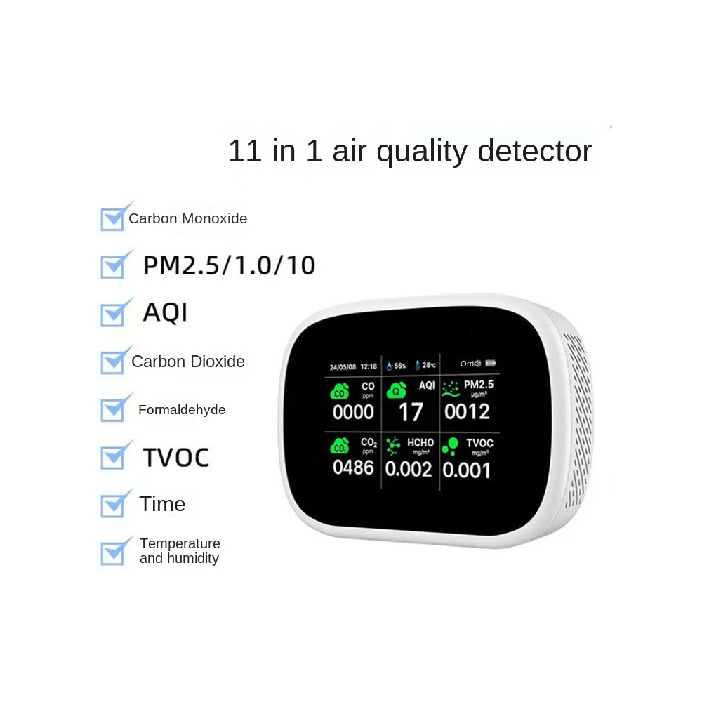 New tuya smart device mobile phone WiFi network can remotely control household appliances carbon dioxide benzaldehyde detector