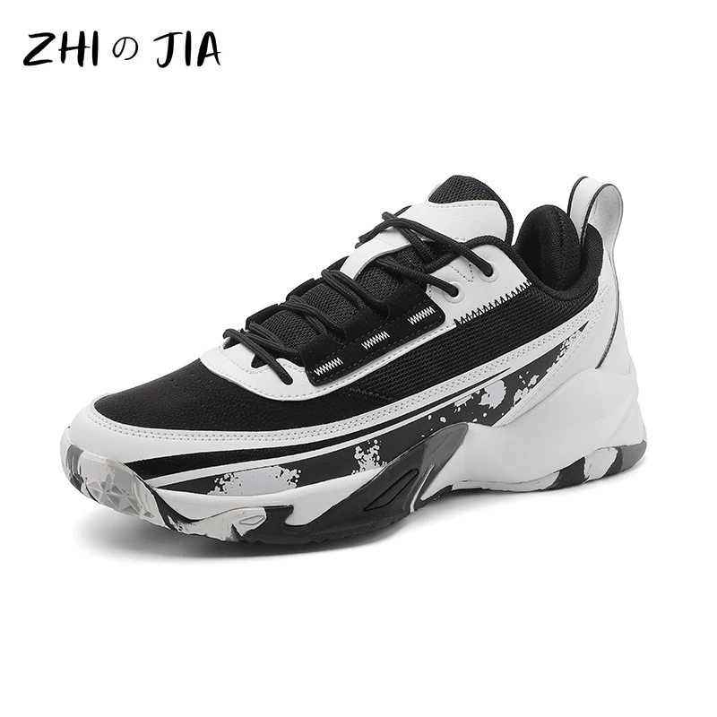 

Вязаные баскетбольные кроссовки на резиновой подошве, износостойкие, увеличивающие рост, повседневная модная обувь, мужские кроссовки для путешествий и походов