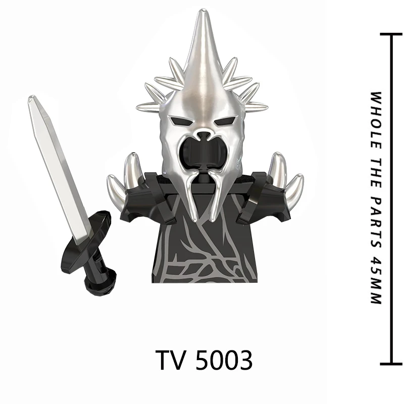 TV6401 TV6402 Medieval Movie Knights Uruk hai Ring Wraiths Action Figures Accessories Building Blocks Toys Children TV5001-5018