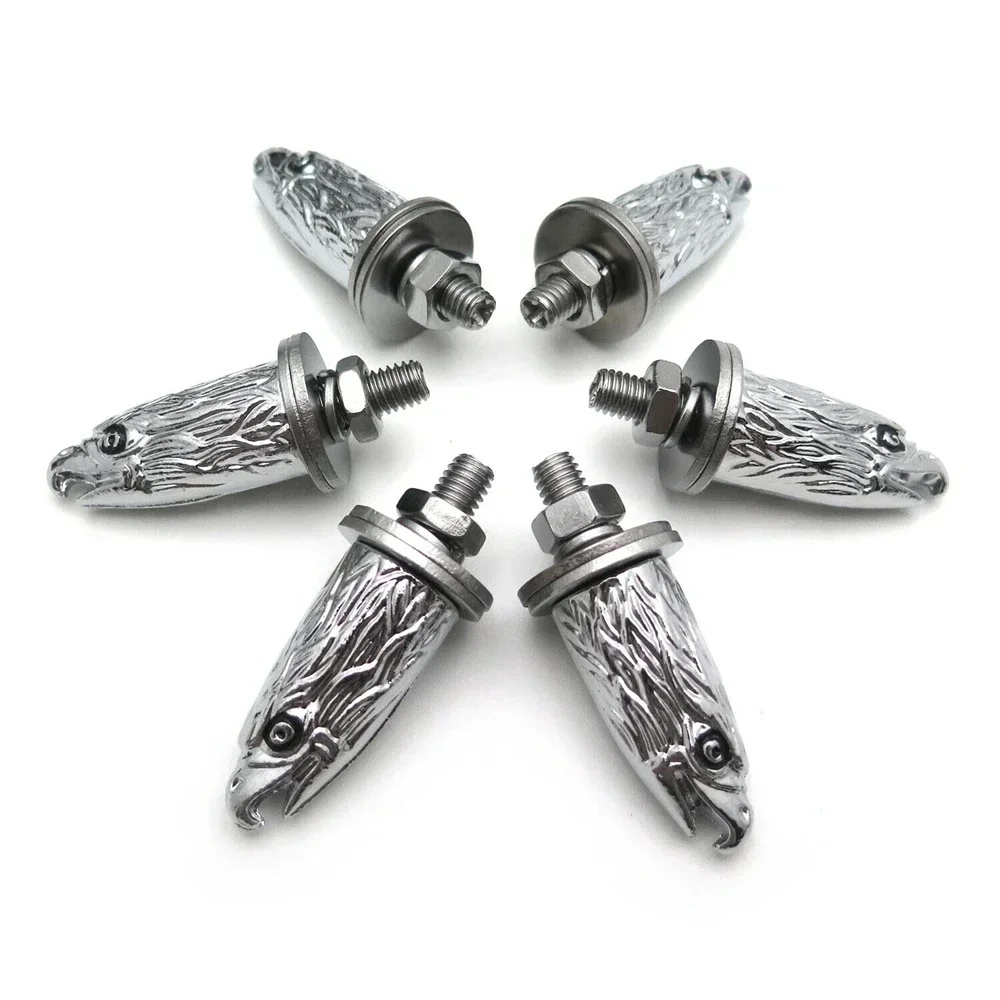 

Eagle Head or Skull Bolts Screws for License Plate Tag Frame Windshield Trim Aftermarket Motorcycle Parts