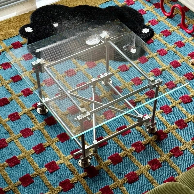 

optical axis tea transparent coffee glass coffee living room sofa side modern classic Bau