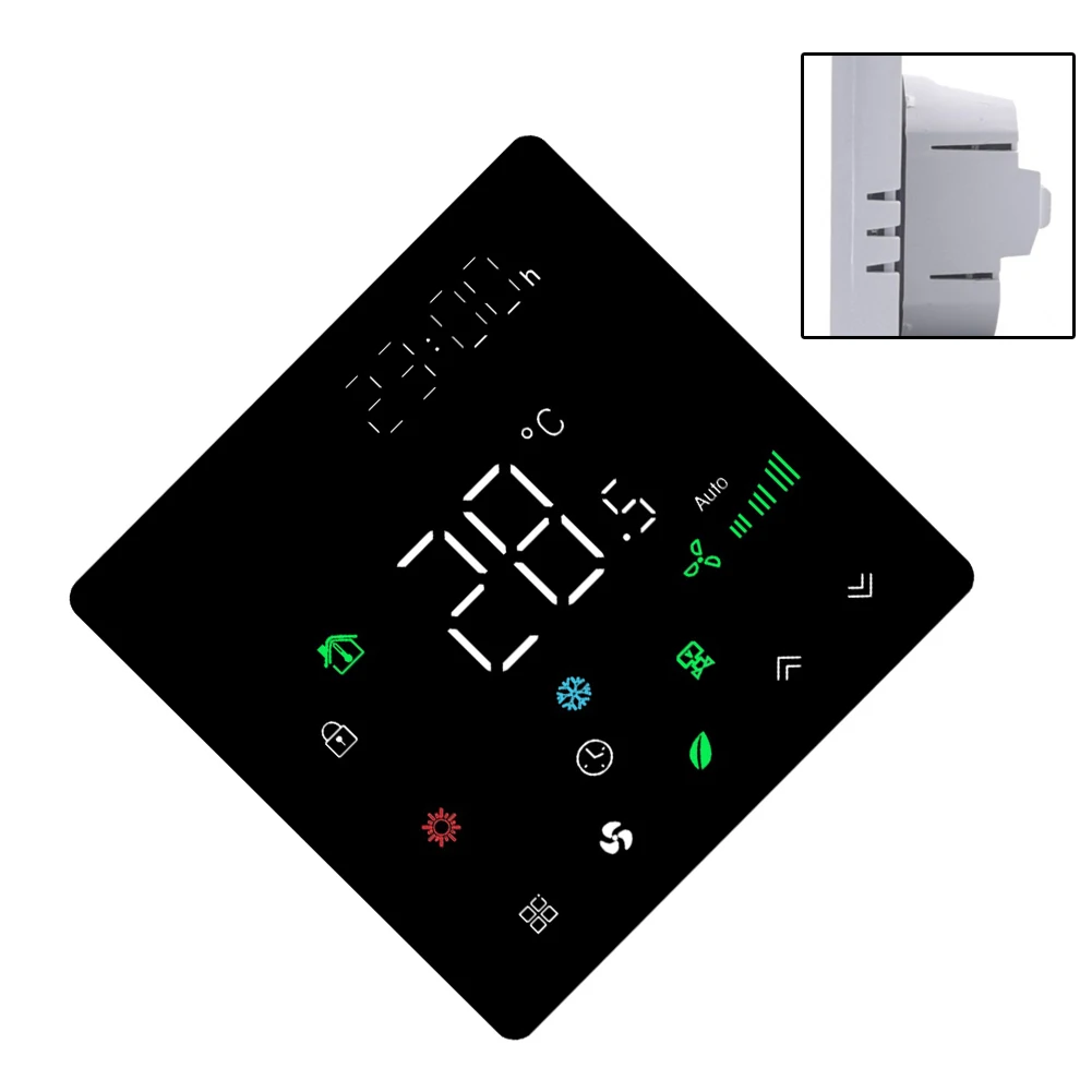 precision-digital-thermostat-for-central-ac-systems-temperature-range-5~35c-accuracy-0-led-display-230v-rated