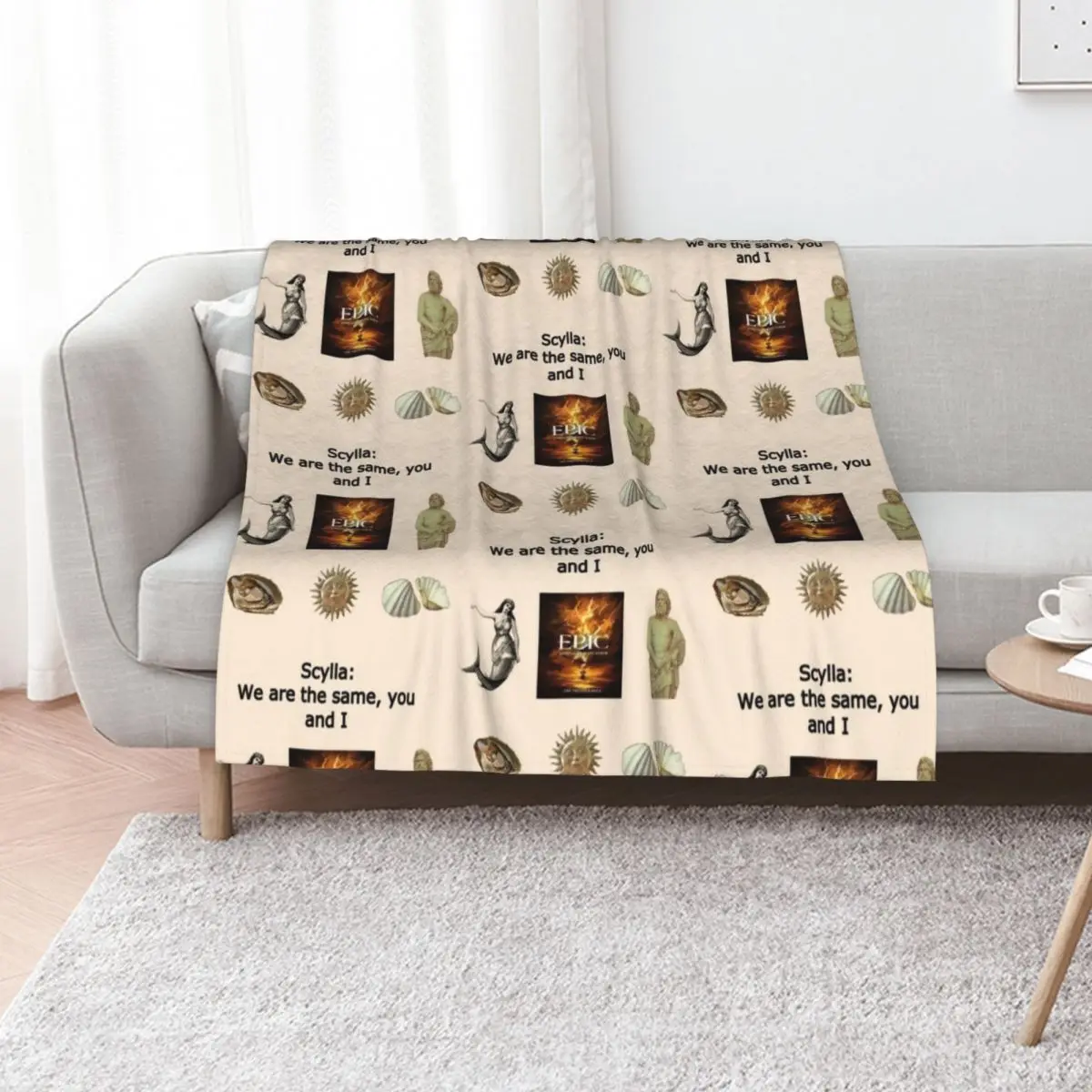 

Epic the Musical Thunder Saga pack Throw Blanket manga Plush For Decorative Sofa Furry Blankets