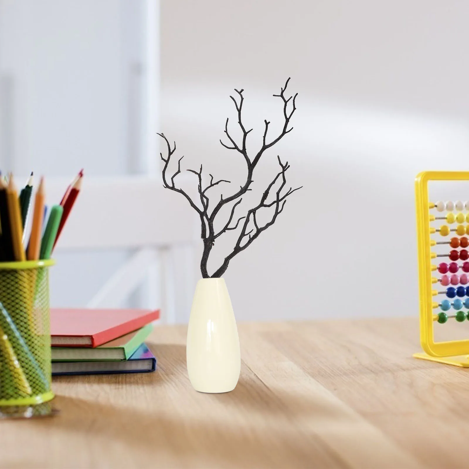 

Faux Greenery Artificial Plant Decoration Decorative Sticks Leaves Black DIY Branches for Flower Arrangement