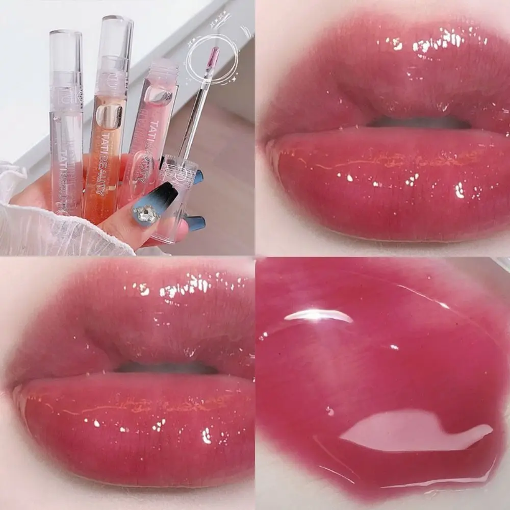 Lip Plumper Mirror Lip Gloss Non-sticky Hydrating Moisturizing Lip Balm Beauty Lasting Lipstick Female Makeup