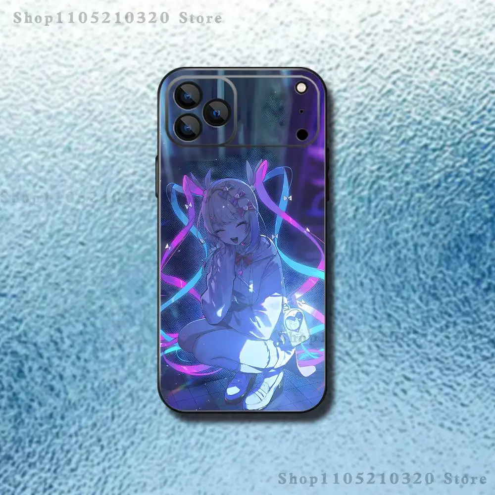 Omg Kawaii Angel-chan Phone Case For iPhone 17,16,15,14,13,12,Pro,Max,Plus,E,SE4,Air,Mini Black Soft Box #5