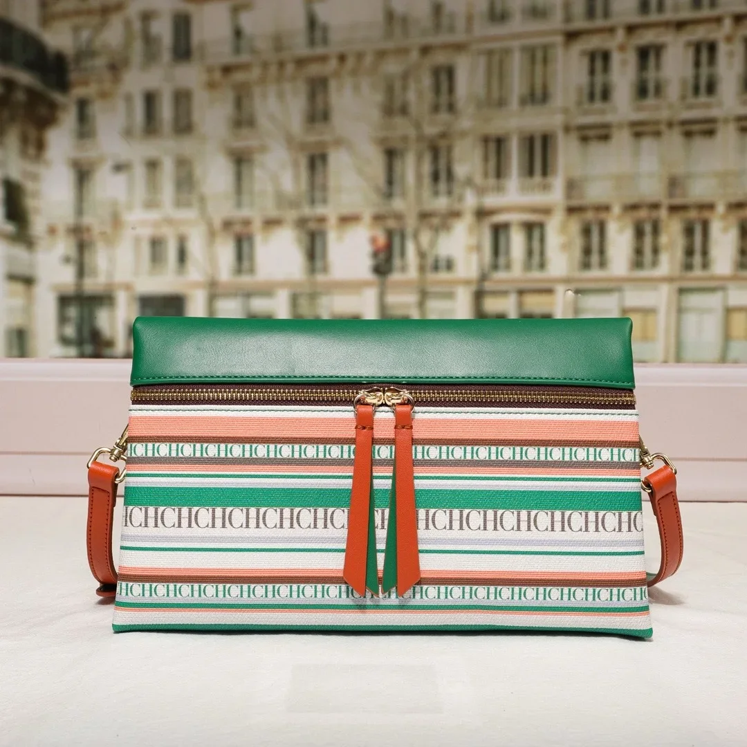 

2025 CHHC Elegant Paris Inspired Leather Tote Bag High-End Minimalist Vintage For Women Large Capacity Luxury