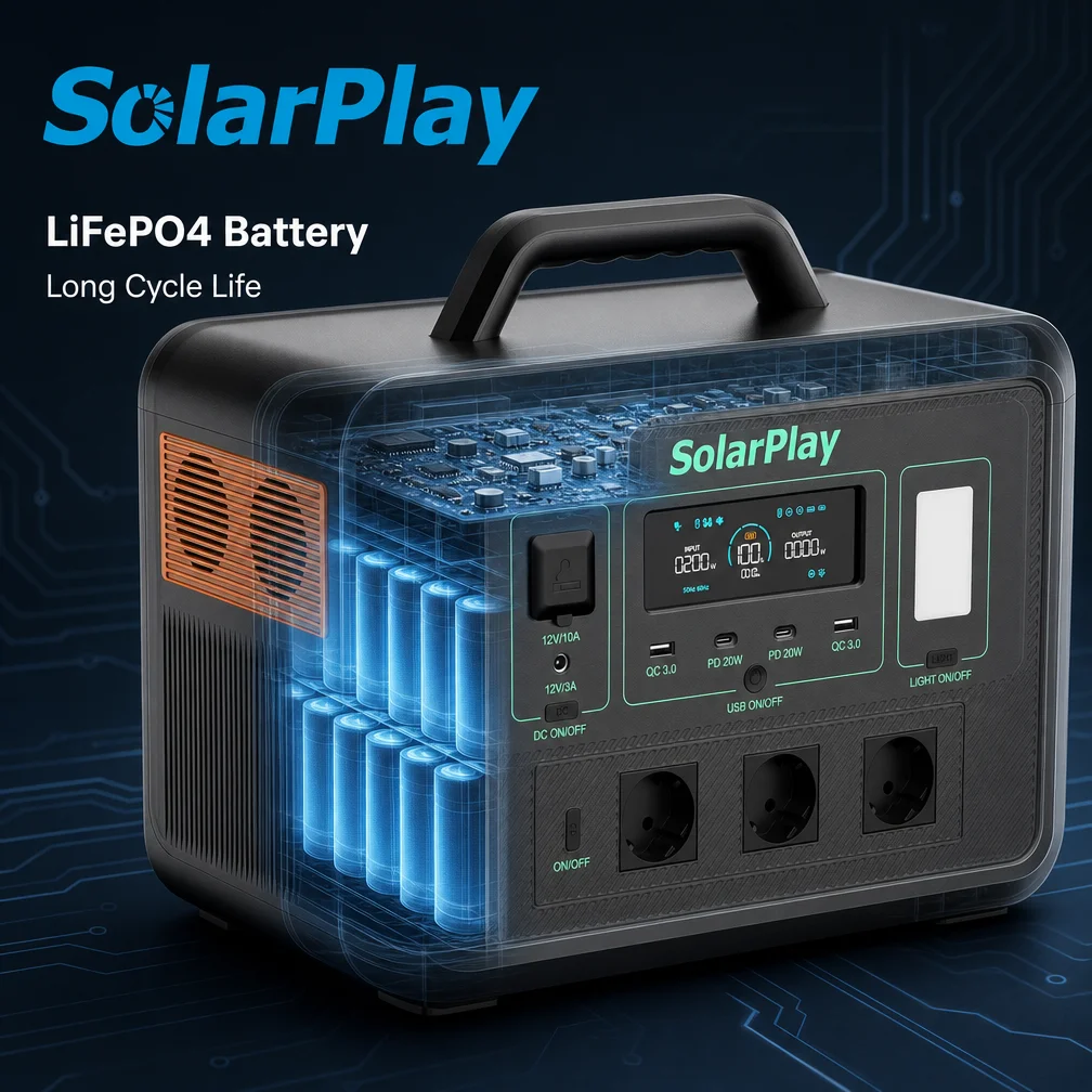 Q1800 EU Plug Fast Charging Po - Solar Jump Starter Power Bank recension och pris