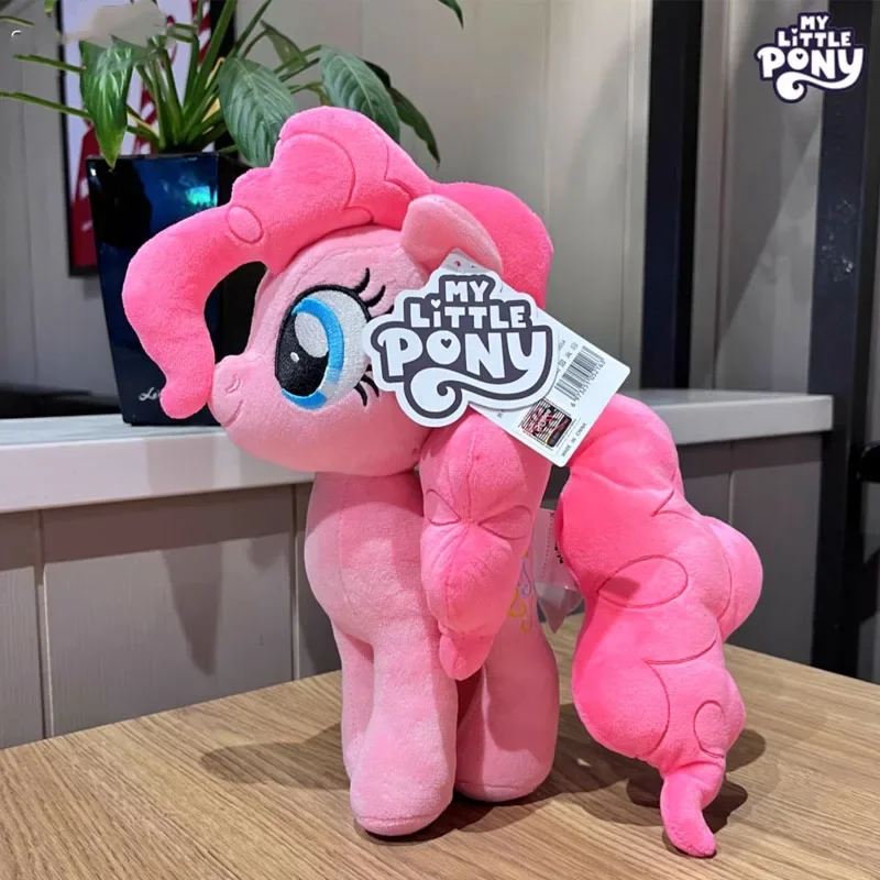 

Плюшевая игрушка My Little Pony, кукла для девочки, милая детская Мерцающая кукла-подушка, мультяшная фигурка пинки, украшение для комнаты, подарок на день рождения
