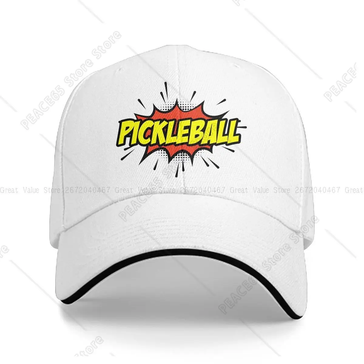 Summer Cap Sun Visor Unique Hip Hop Caps Pickleball Sports Cowboy Hat Peaked Hats