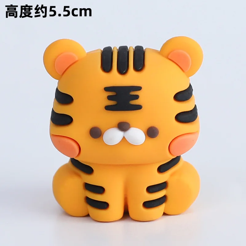 Jungle Animals Cake Topper Cute Cartoon Tiger Lion Giraffes Elephants Monkeys Zebras Pandas Kids Birthday Party Decoration - view 6
