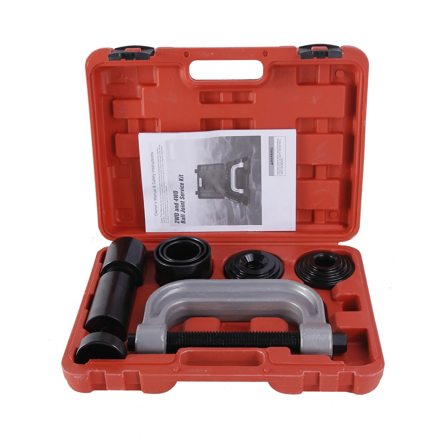 4 IN 1 Ball Joint Service Kit 10pcs Car Ball Joint Remover Tool Kit Ball Joint Remover Universal Cross Shaft Removal Tool Kit