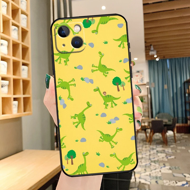 귀여운 공룡 아기 아이폰 14 Pro Max 16 15 11 12 13 Pro Max mini XR 15 16 Plus 16e 케이스