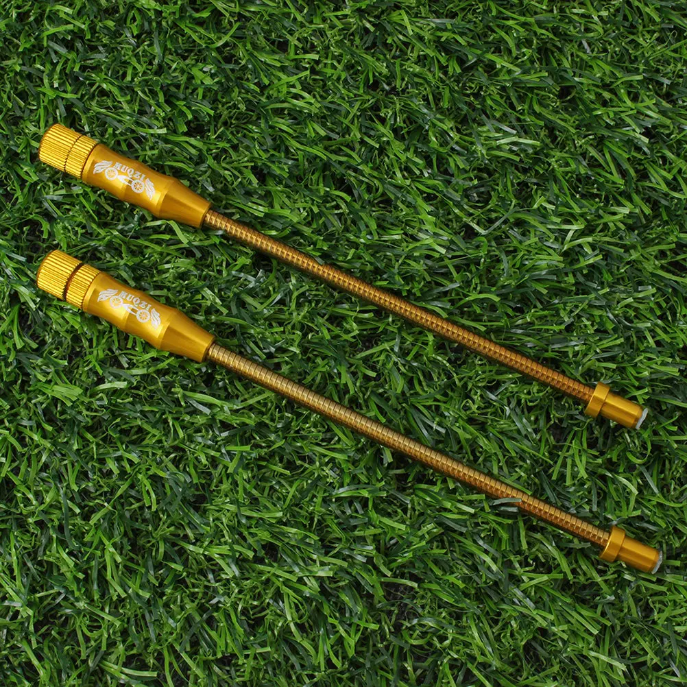 

2 шт. гибкие гальванизированные тормозные трубы для горных и шоссейных складных велосипедов, золотистые внутренние трубы, износостойкие