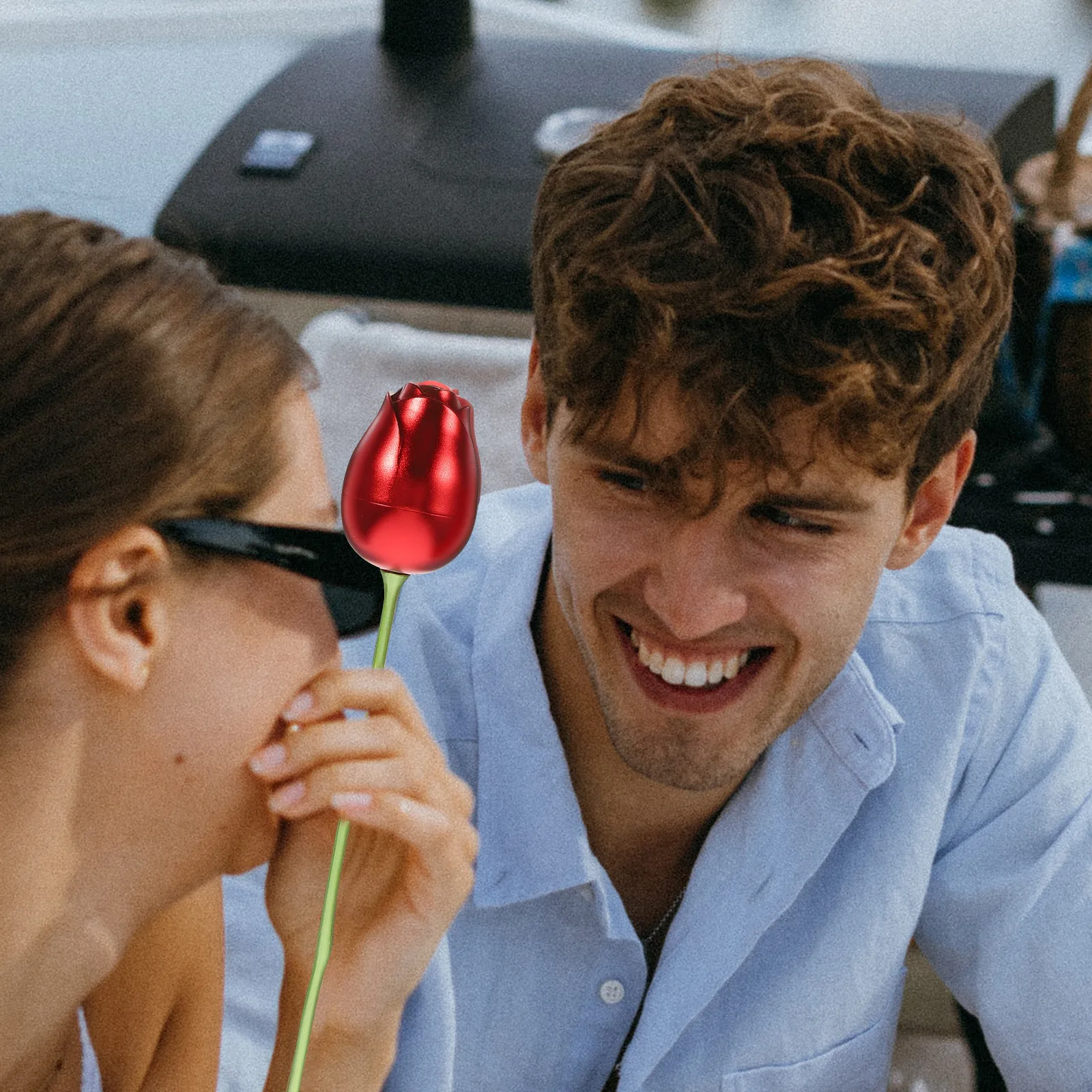 

Набор из 1 шт. коробки для кольца с розой, изящный цветочный дизайн, романтический футляр для обручального кольца, свадебного предложения, демонстрационный футляр для ювелирных изделий, коробки для колец