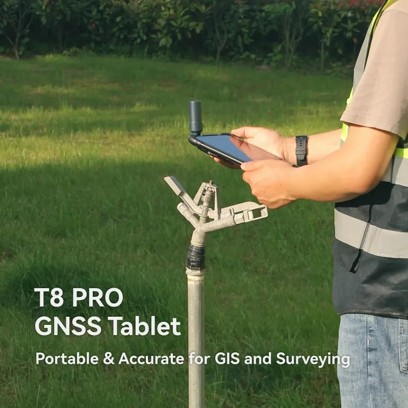 T8 pro High Accuracy Android Rugged Tablet RTK OEM GNSS GPS Receiver for Surveying And Mapping