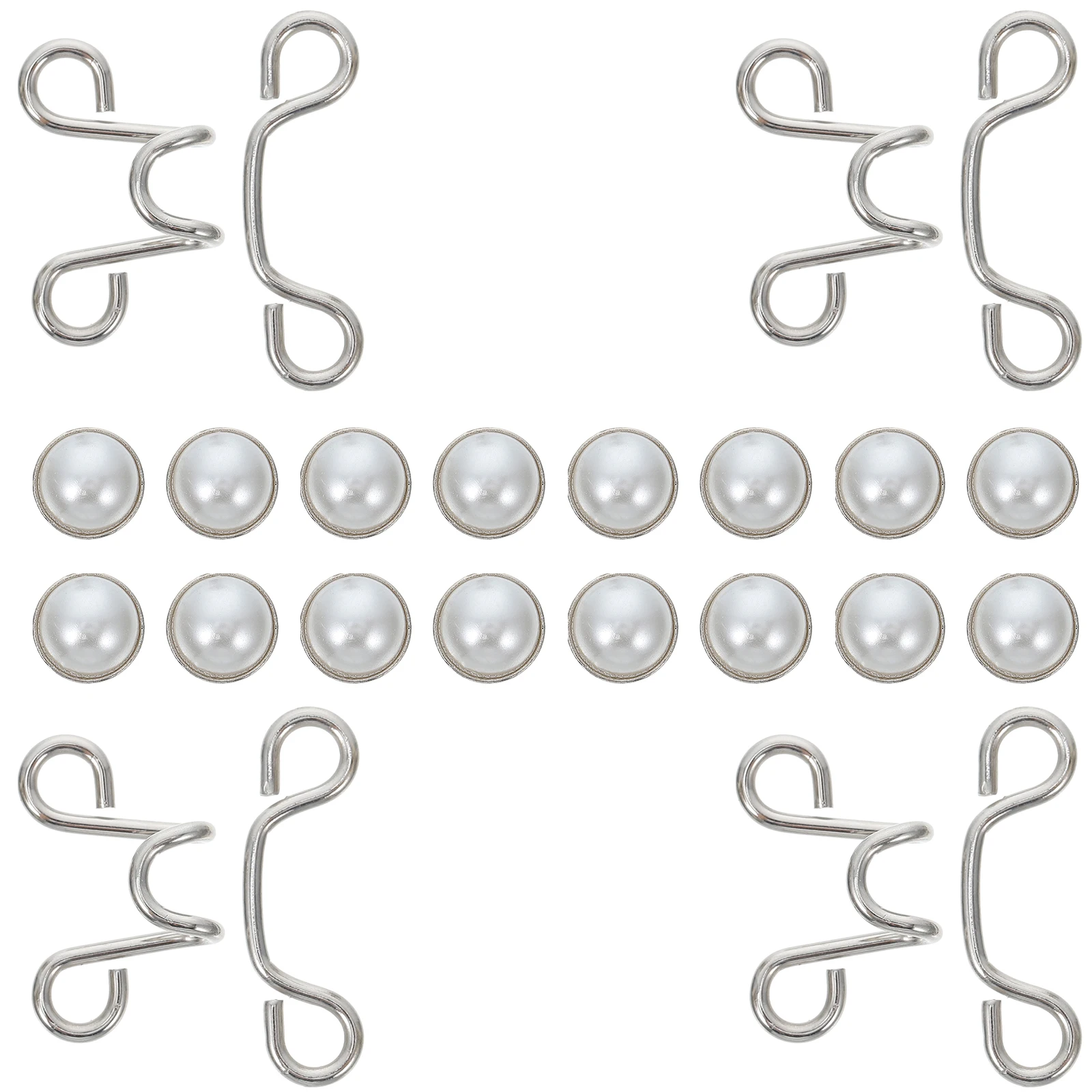 

4 set Nail-free Jeans Button 4 Sets Stainless Steel Adjustable Waist Buckle Snap Tightener Universal Pants Buttons Metal