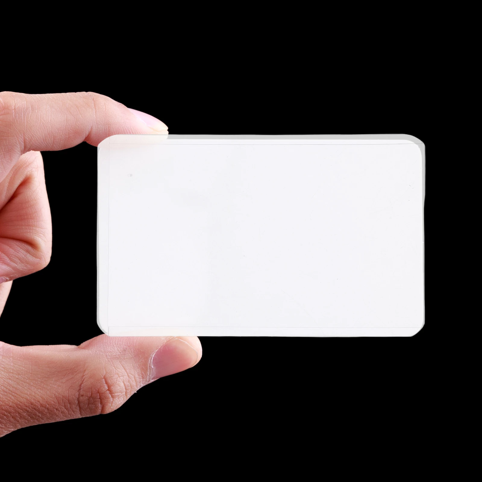 ID Case Clear Plastic Card Holder Covers for Debit Cards Photo Protector Sleeves Badge