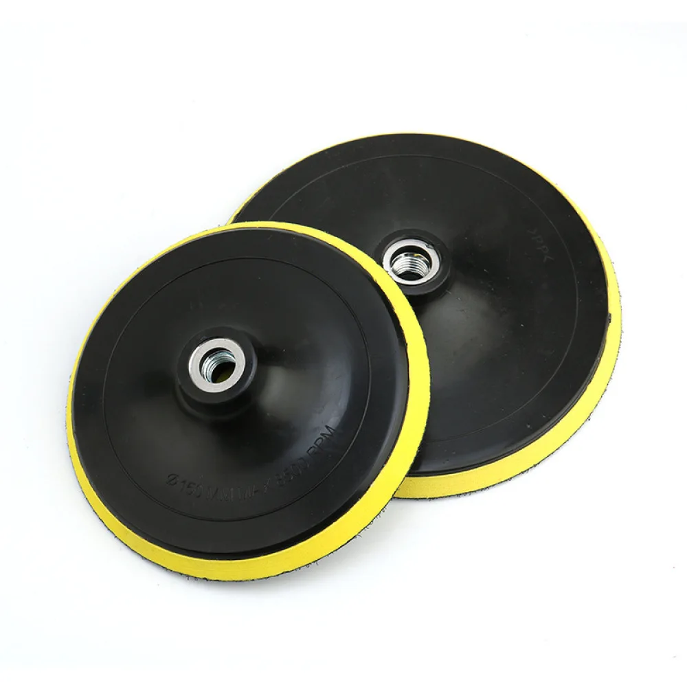 Sandpaper Backing Plate For Angle Grinder Flocking Adhesive Disc Polishing Buffer Pad Grinding Power Tool Attachment Set