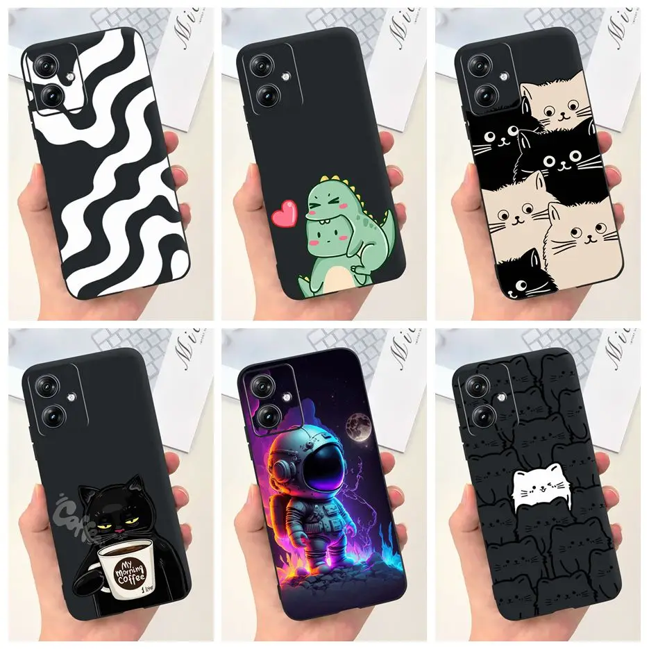 For Motorola Moto G54 Case MotoG84 XT2347 Cute Fashion Cartoon Cover Soft Silicone Phone Case For Moto G84 G 54 84 MotoG54 Shell