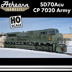 Athearn HO Train Model SD70ACU CP 7020 Military Green Diesel Locomotive DCC Train Model Rail Car Toy