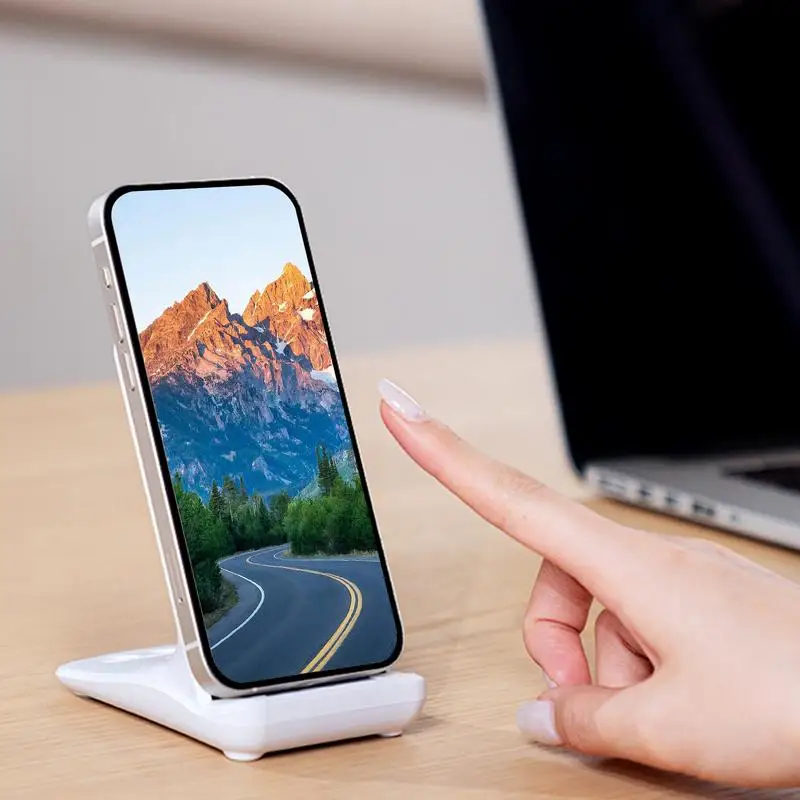 Magnetic Fast Charger 100W Fast Phone Charging Station Vertical Cell Phone Charger Wireless Charging Dock Multifunctional Cell