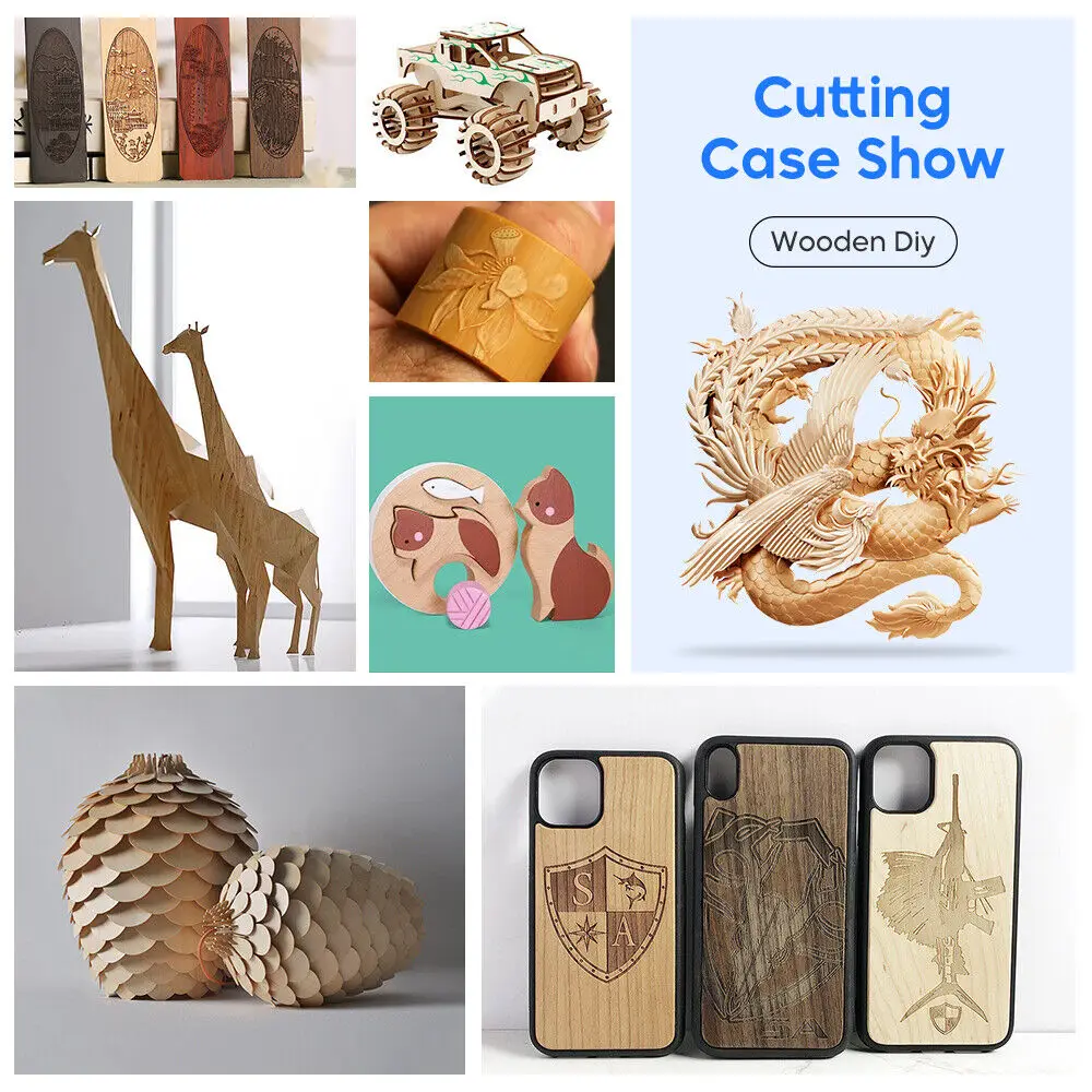 BLUETIMES Laser Engraving Machine DIY Laser Cutting Machine CNC Blue Light Engraving Machine For Metal Acrylic Glass Leather