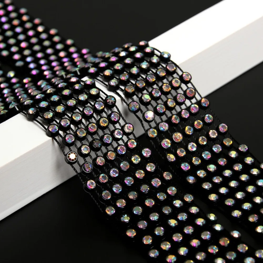 

Элегантный длинный блестящий шарф длиной 1,3 м, шейный платок, сверкающее роскошное колье с кристаллами, галстук-воротник, женская мода