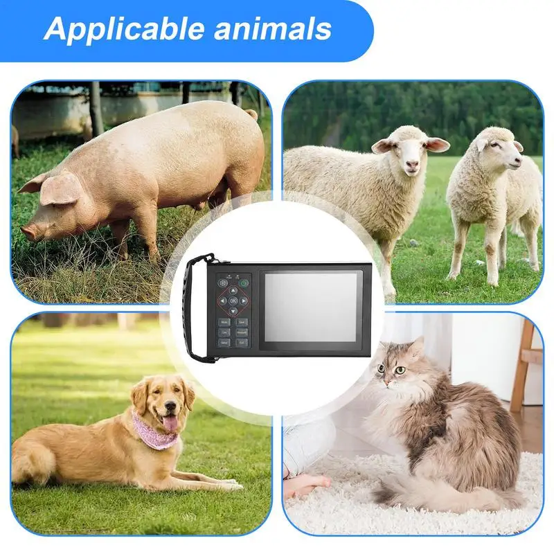 Veterinary Ultrasound Scanner Portable Pregnancy Testing For Cattle Cow Pig Sheep Horse Farm Animals Pet Ultrasound Machines