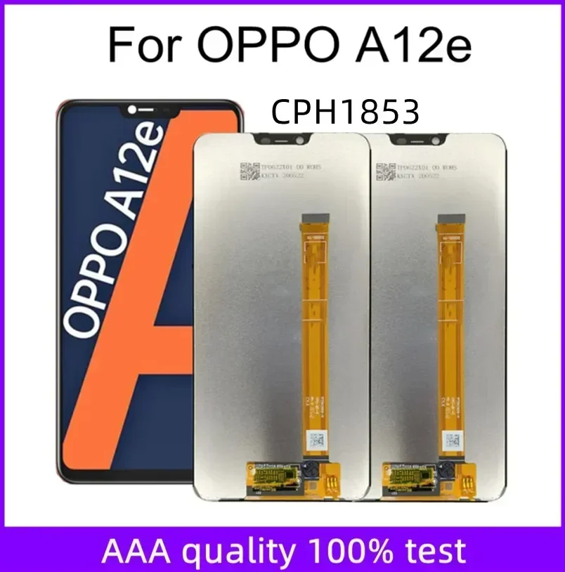 

ЖК-дисплей 6,2 дюйма для OPPO A12E CPH1853, сенсорный экран в сборе, дигитайзер, замена