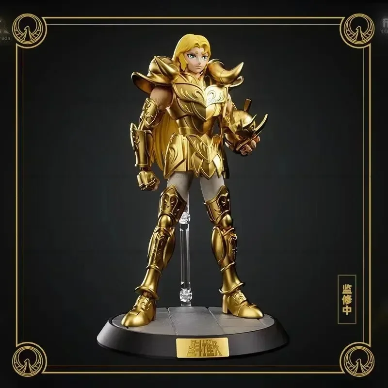 Pre-sale BLK Saint Seiya Assembled Model Scorpio Aries Leo Transcendence Edition Comic Edition Action Figure with Base 15cm Gift