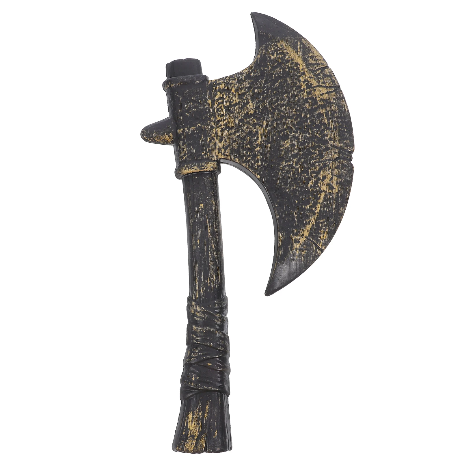 Oggetti di scena Gangster Ascia nera per bambini Halloween Cosplay Ascia vichinga Giocattolo Durevole Prestazioni pirate Prop Design realistico Palcoscenico