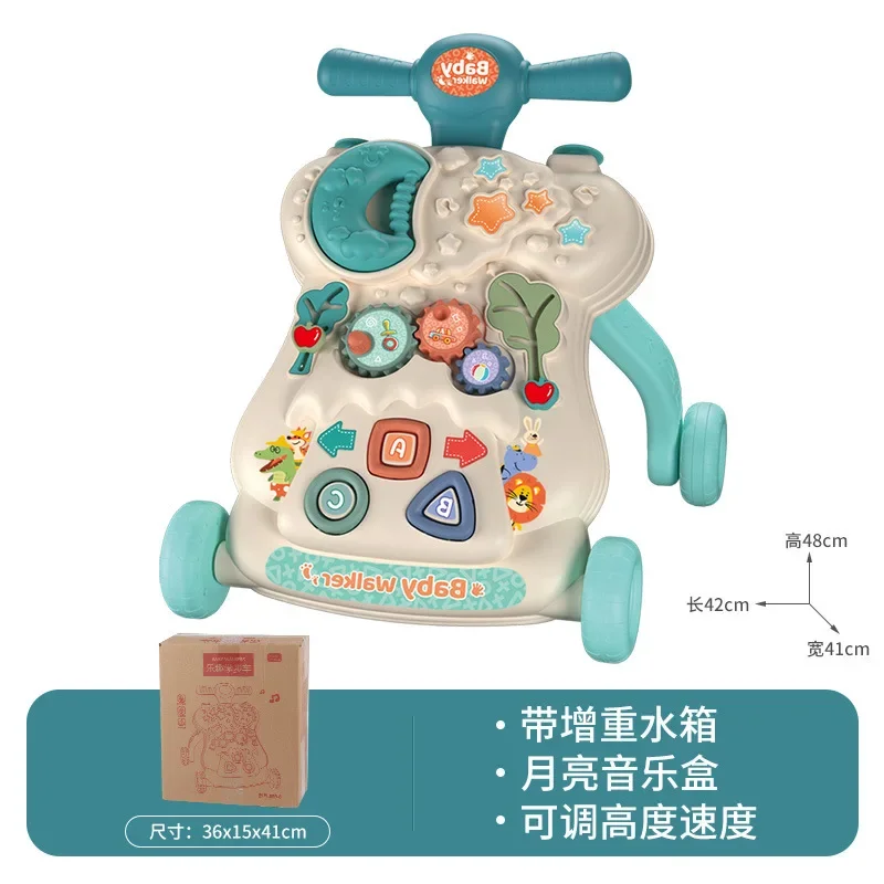 

Walkers Children's Stroller 6 in 1 Mode Hand Sliding Trolley Baby Walker Baby Stroller Toy Gifts