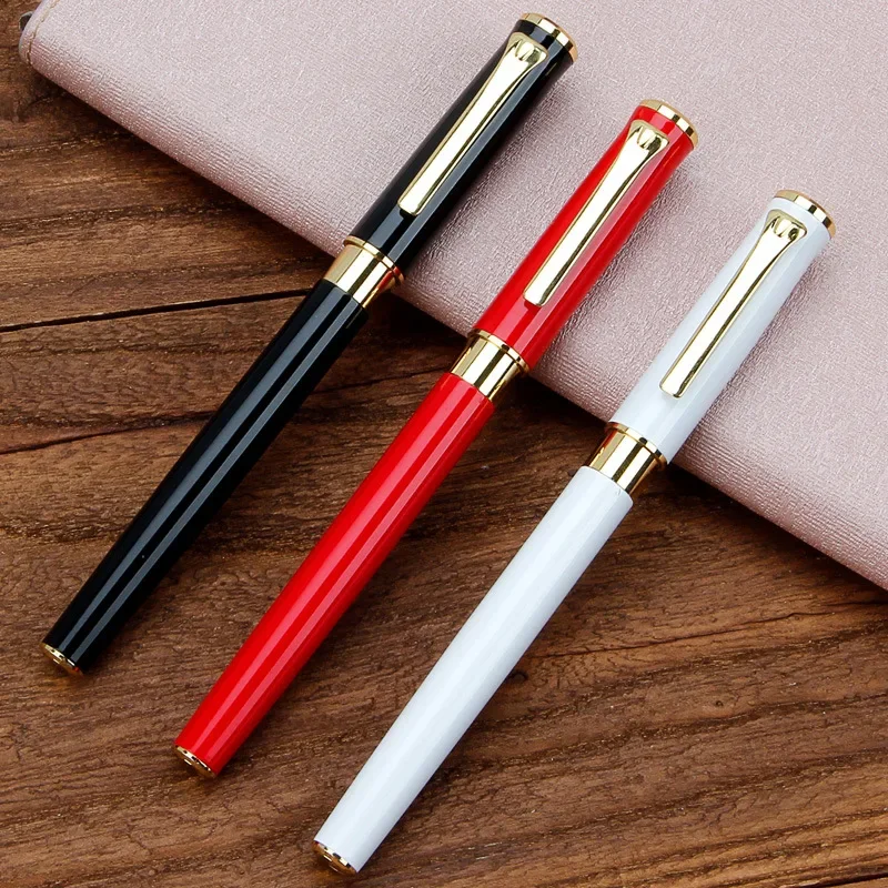 10PCS Metal Roller Pen Business Office Stationery Gift Pen Advertising Gift Ballpoint Pens for Writing