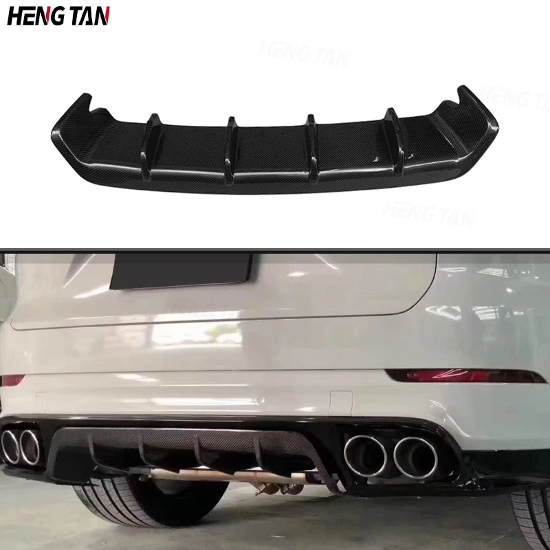 

Carbon Fiber Car Rear Bumper Lip Diffuser Spoiler Parts For Porsche Cayenne 958 GTS 2015-2018 Upgrade Body kit