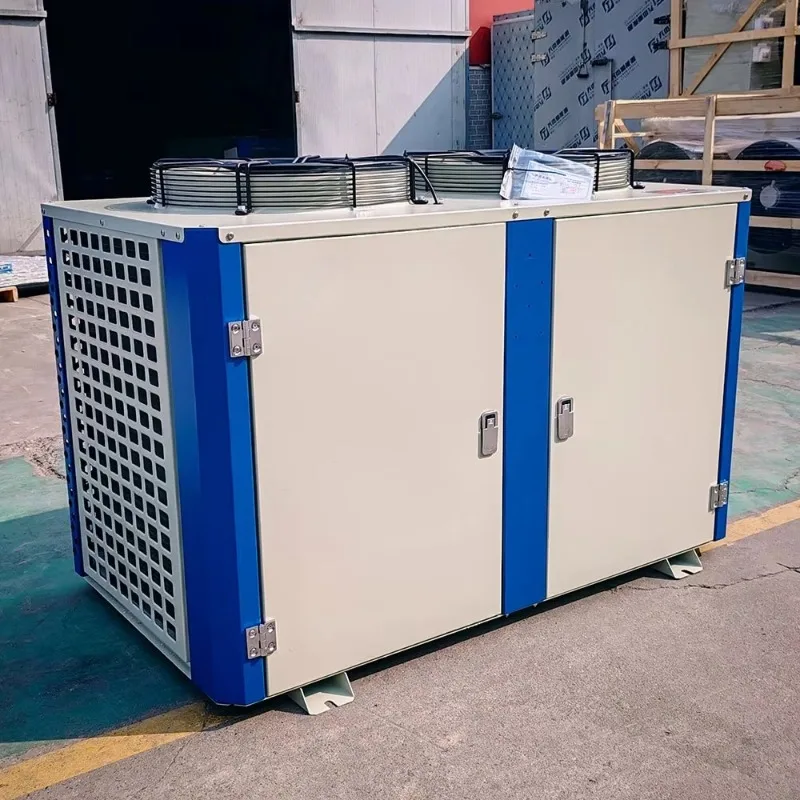 Top Discharge Outdoor U Type Box Compressor Condenser Unit Low Noise Cold Room