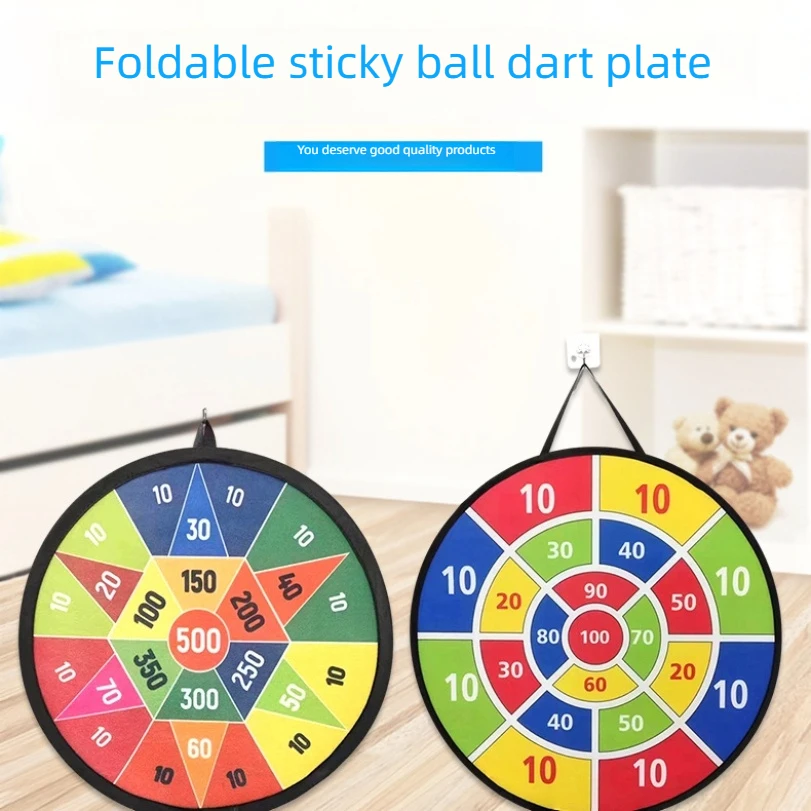 어린이용 접이식 스티키볼 다트 디스크 스틸 링 다트 던지기 스티키볼 디스크 부모 자녀 게임 장난감
