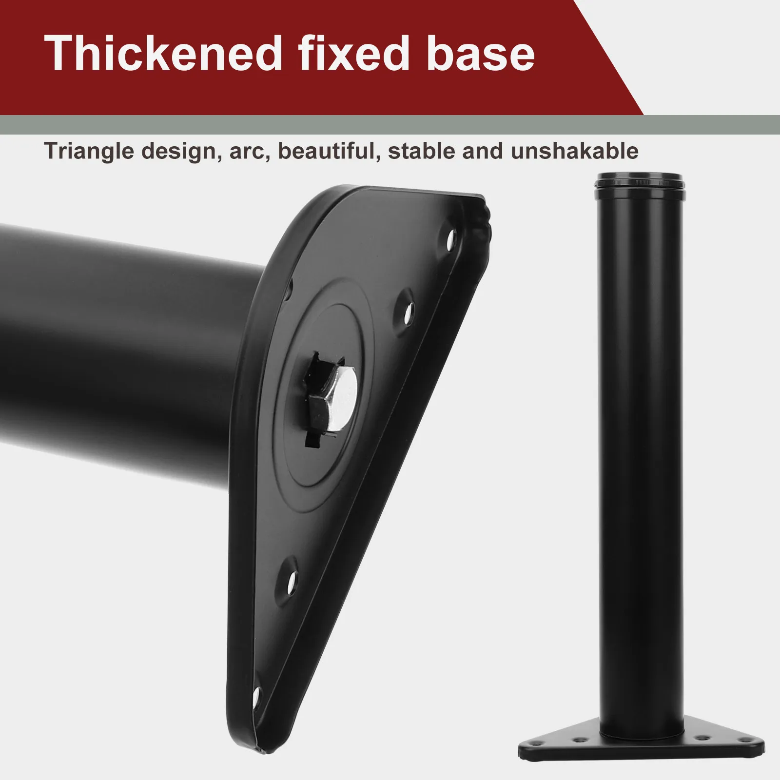 Premium Aluminum Alloy Adjustable Table Leg Replacement Sturdy Support Leg for Breakfast Bar Office Household Utility Furniture