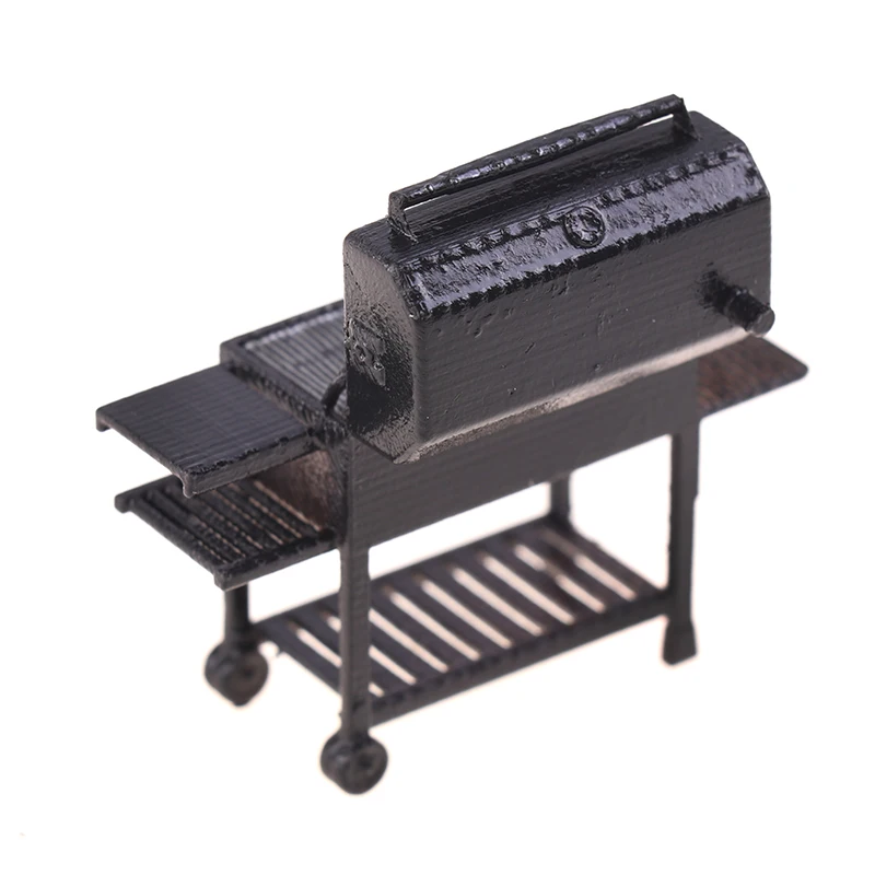 Hete Verkoop 1:30 Poppenhuis Mini Meubels Bbq Grill Miniatuur Ornamenten Poppenhuis Gadget Keuken Voedsel Voor Poppenhuis Kinderen Speelgoed