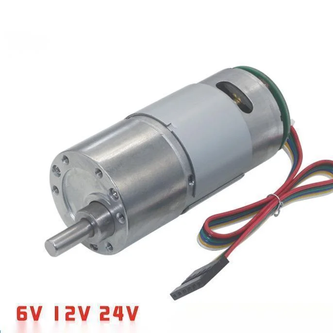 

Jgb37-545 DC Encoder Reduction Motor 6V 12v24v High Power High Torque Permanent Magnet DC Motor