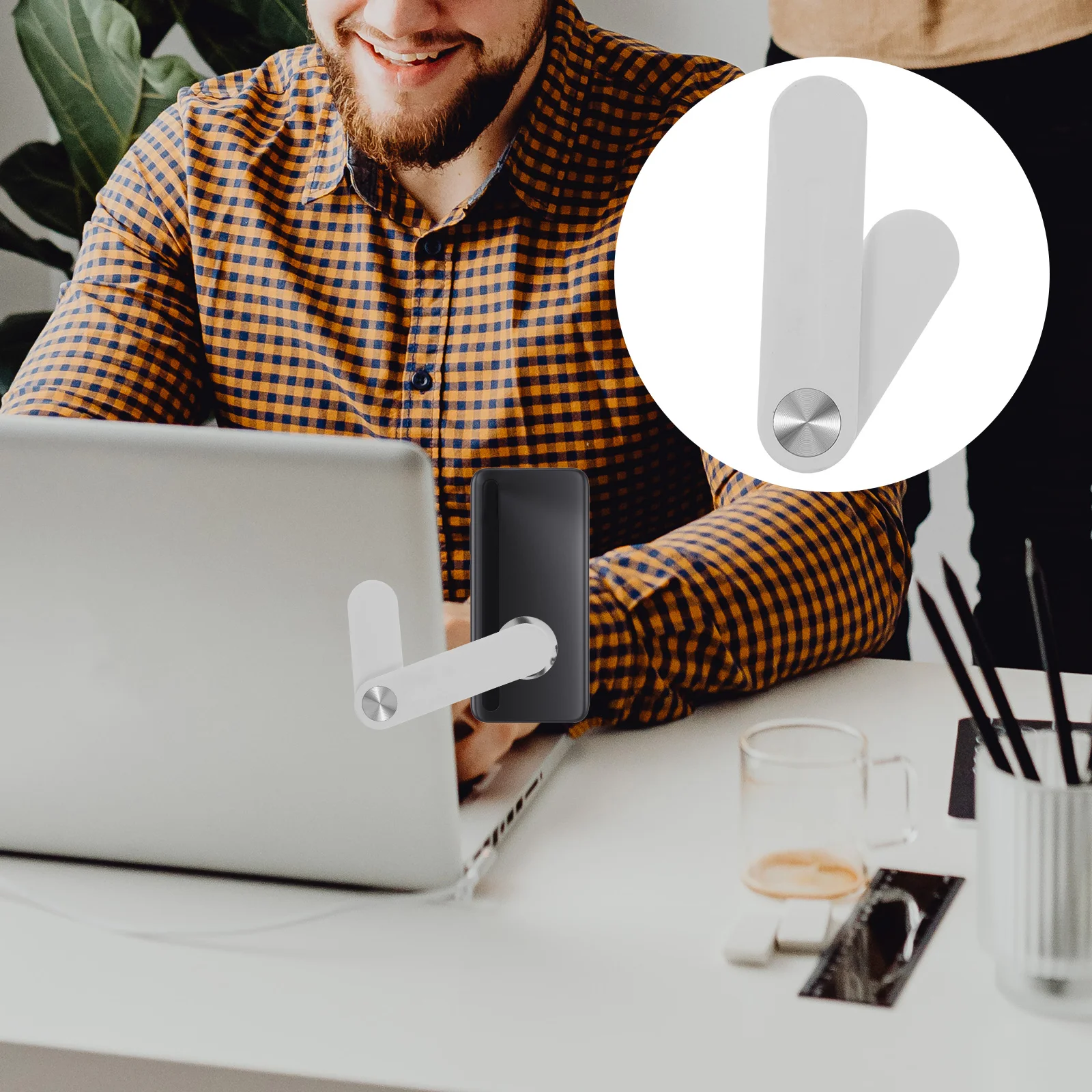 Bildschirm Telefon Halter Magnetische Laptop Computer Laptop Handy Ständer Halterung Monitor Notebook