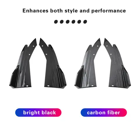 8 best sales rear bumper diffuser universal - №6