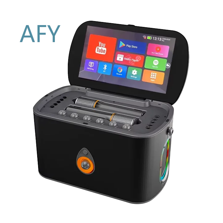 K90 BT Karaoke Machine for Home KTV System for Party Singing Entertainment with 2 Wireless Microphones Rechargeable Bluetooth