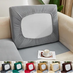 Solid Color Stretch Sofa Seat Cushion Cover Sofa Covers for Living Room Removable Elastic Seat Chair Cover Furniture Protector