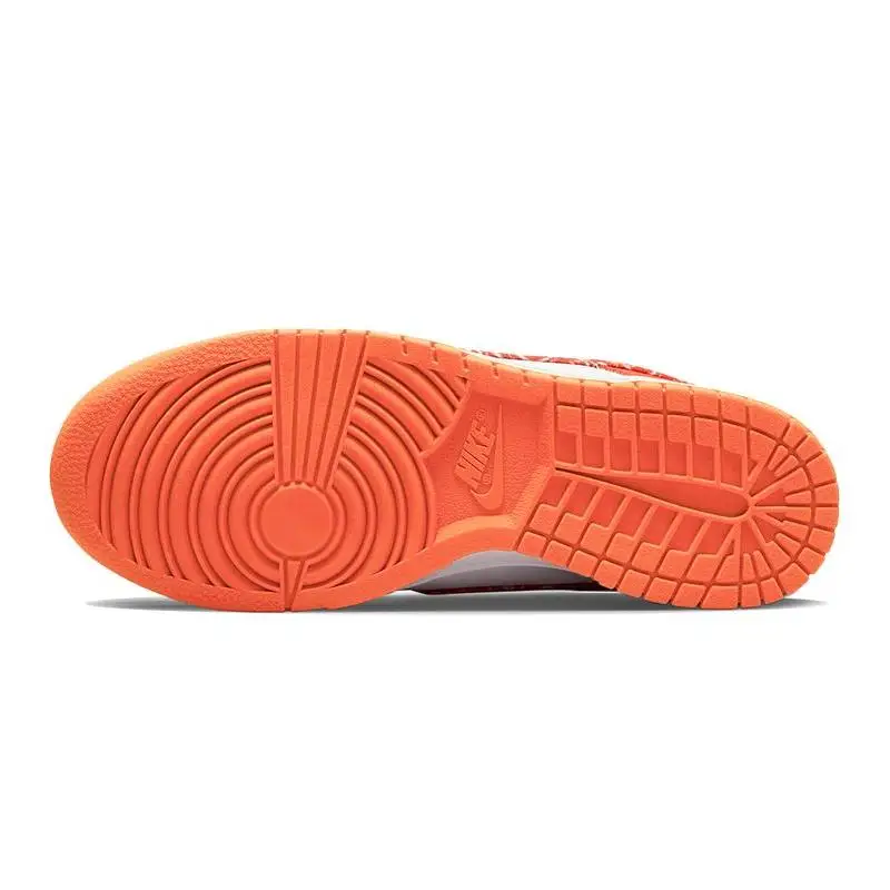 Nike Femme Dunk Low 'orange Paisley' Sneakers Chaussures Dh4401-103